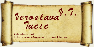 Veroslava Tucić vizit kartica